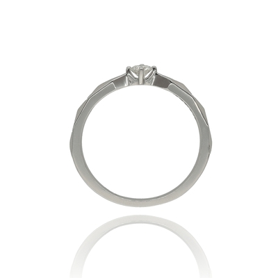 Fehér arany gyűrű 56-os méret (B42197_3I)